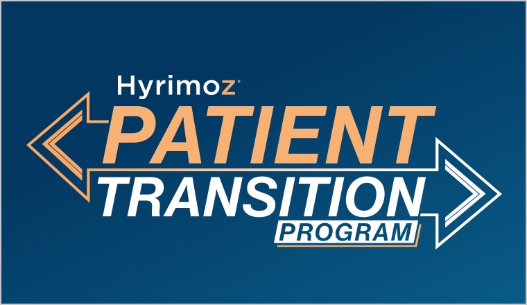 HYRIMOZ® Patient Transition program logo